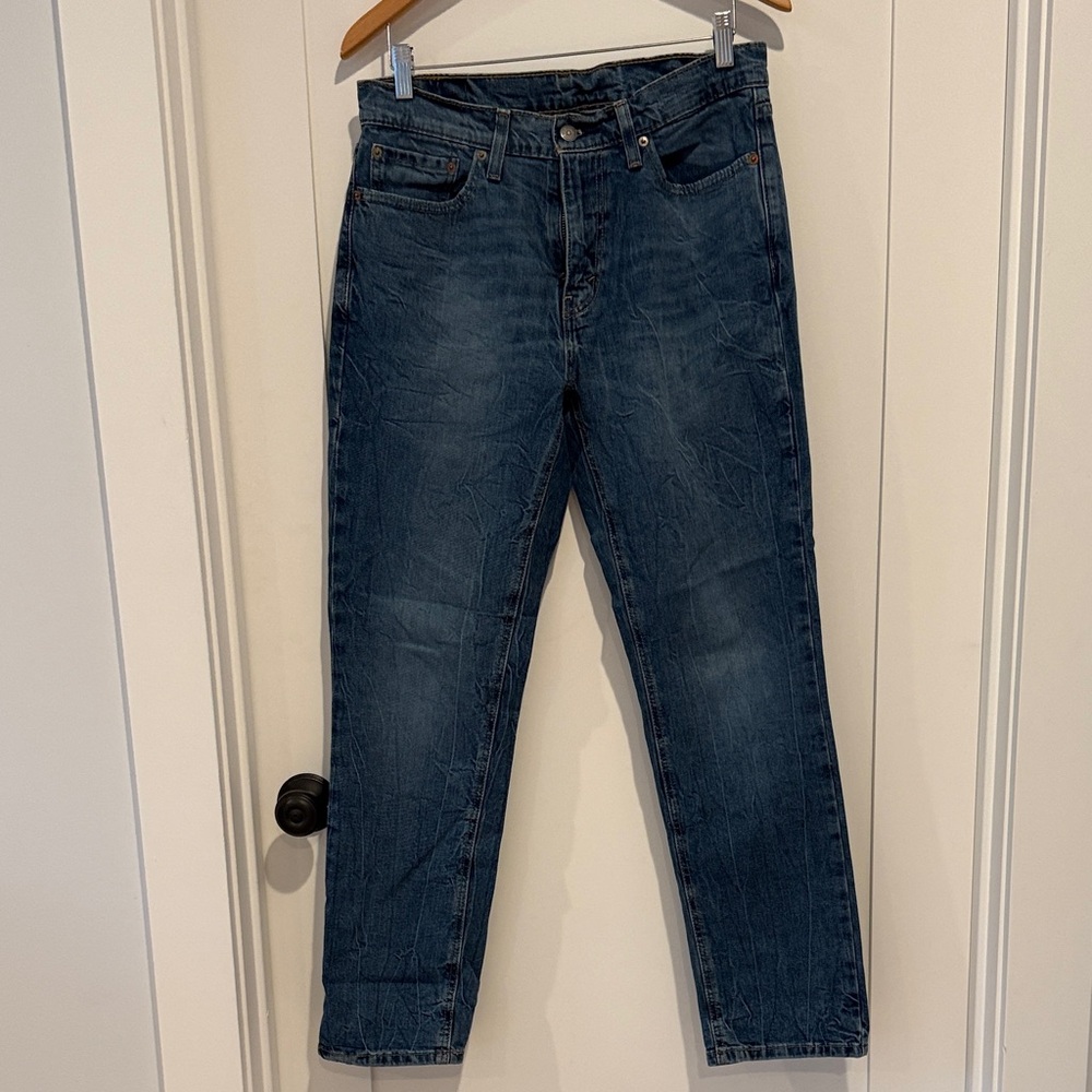 Levi's Dark Blue Straight Jeans